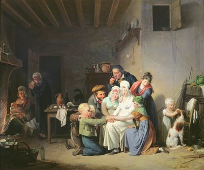 Das Spiel Pied de Boeuf, ca. 1824 von Louis Leopold Boilly